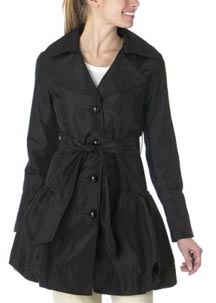 Bubble Skirt Trench Coat