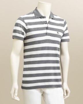 Burberry Slim Fit Striped Polo