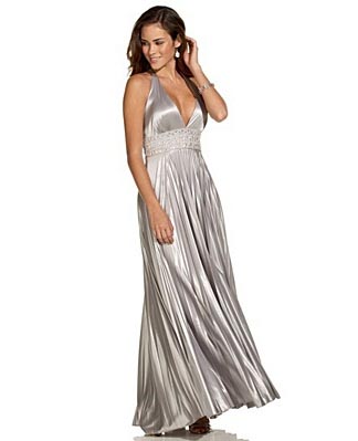 XOXO Pleated Halter Gown | 88.50 (sale) at Macyâ€™s