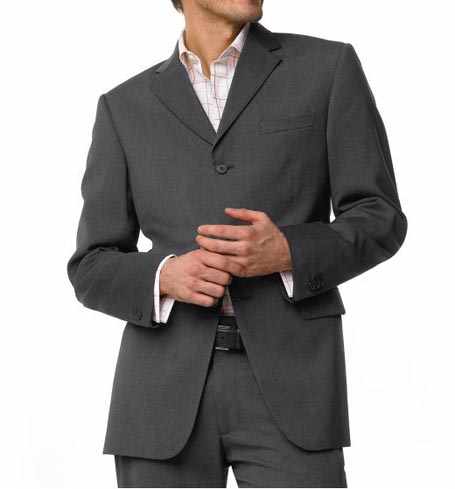 Charcoal Wool Suit