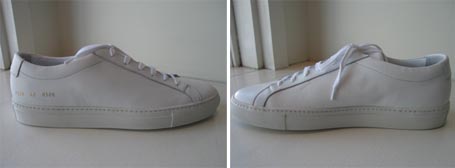 Common Projects Leather Low Top Shoes