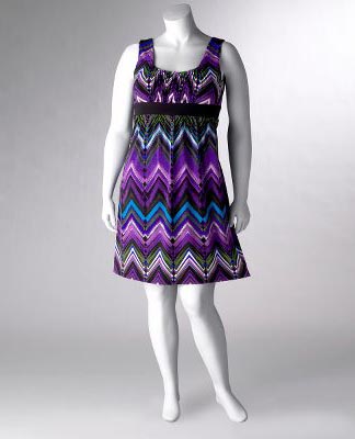 Multicolor Zig Zag Stripe Dress