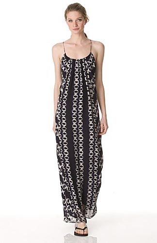 Vince Womenâ€™s Ikat Maxi Printed Dress