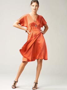 Silk Wrap Dress