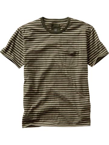 Striped Pocket T