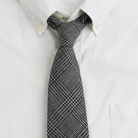 Glen Check Wool Cambridge Tie