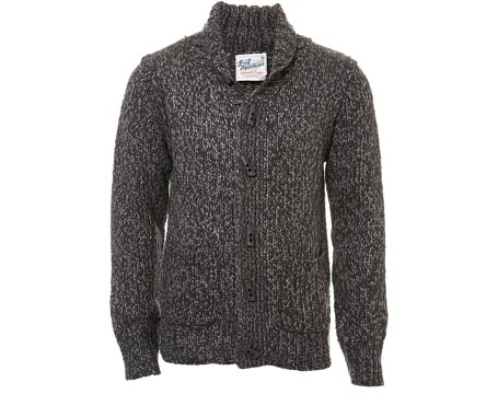 Knitted Grey Toggle Cardigan