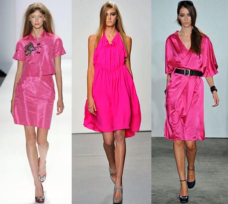 Spring 2009 Fashion Week Trend Electric Pink Photo Credit NYMagcom