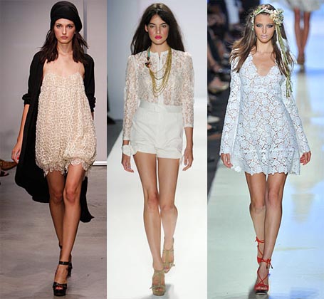 Fashion Trends on Spring 2009 Fashion Week Trend  Lace   Omiru  Style For All