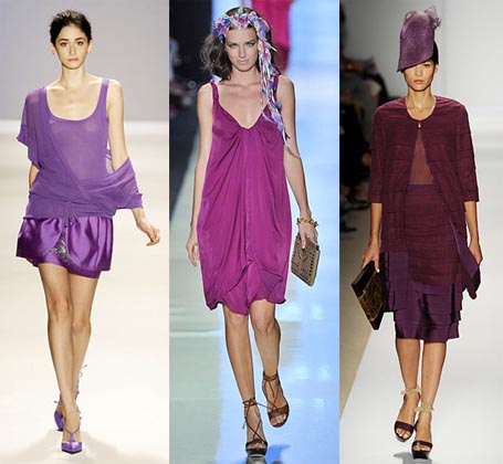 Spring 2009 Fashion Week Trend: Purple
