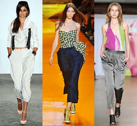 Spring 2009 Fashion Week Trend: Slouchy Trouser Pants