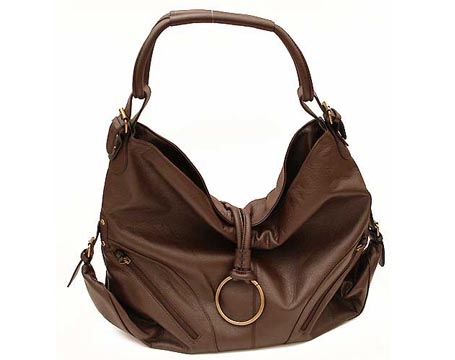 Large Brown Hobo Purse - Omiru: Style for All