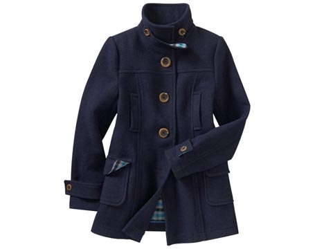 Wool Blend Duffle Coat