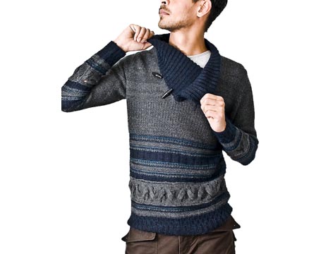 3.1 Philip Lim Wrap Neck Collar Sweater
