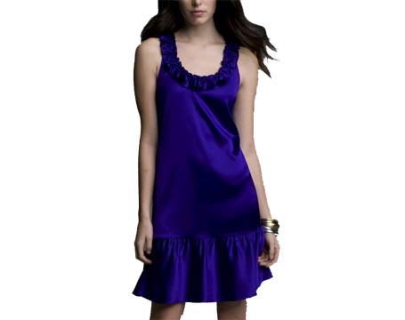 Silk Racerback Charm Dress