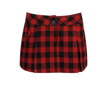 Buffalo Plaid Short Skirt