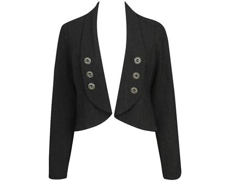 Open Front Buttoned Blazer