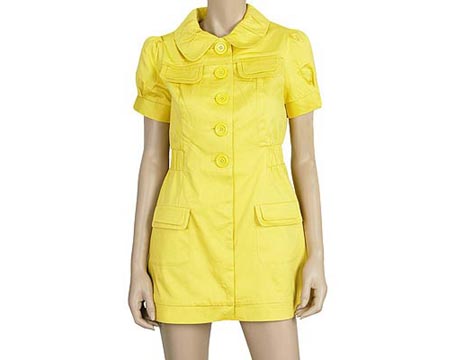 Retro Short Sleeve Coat