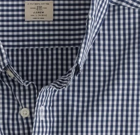 Secret Wash Button Down Shirt in Medium Gingham | $59.50 at J Crew