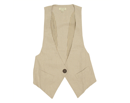 Fashion Vests  Women on Touch To Your Feminine Spring Dress With This Tailored Linen Vest