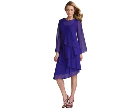 dresses for graduation ceremony. Patra Tiered Chiffon Dress