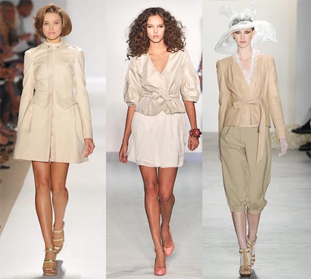 Spring 2010 Fashion Week Trend: Not So Boring Beige