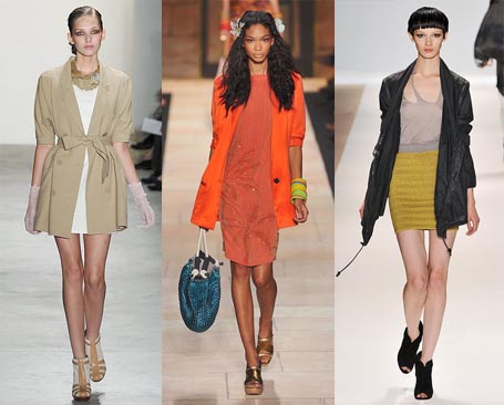 Spring 2010 Fashion Week Trend: Extra Long Blazers