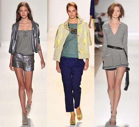 Spring 2010 Fashion Week Trend: Microstripes