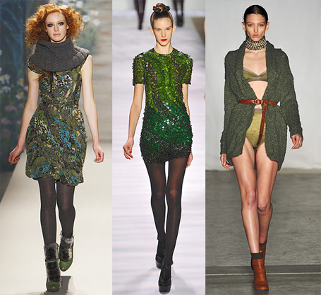 Fall 2010 Fashion Week Trend: Green