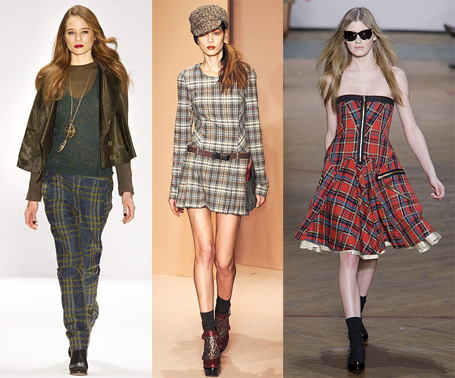 plaid fashion