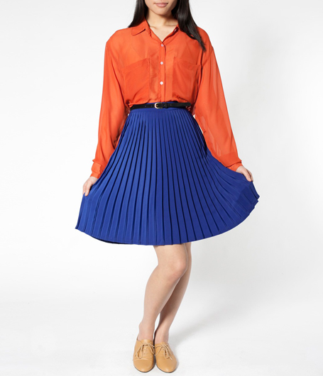 American Apparel Perfect Pleated Skirt